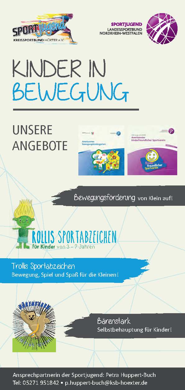 Angebote Kinder - Sportjugend